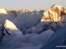 View from Camp 3 on Lhotse Face