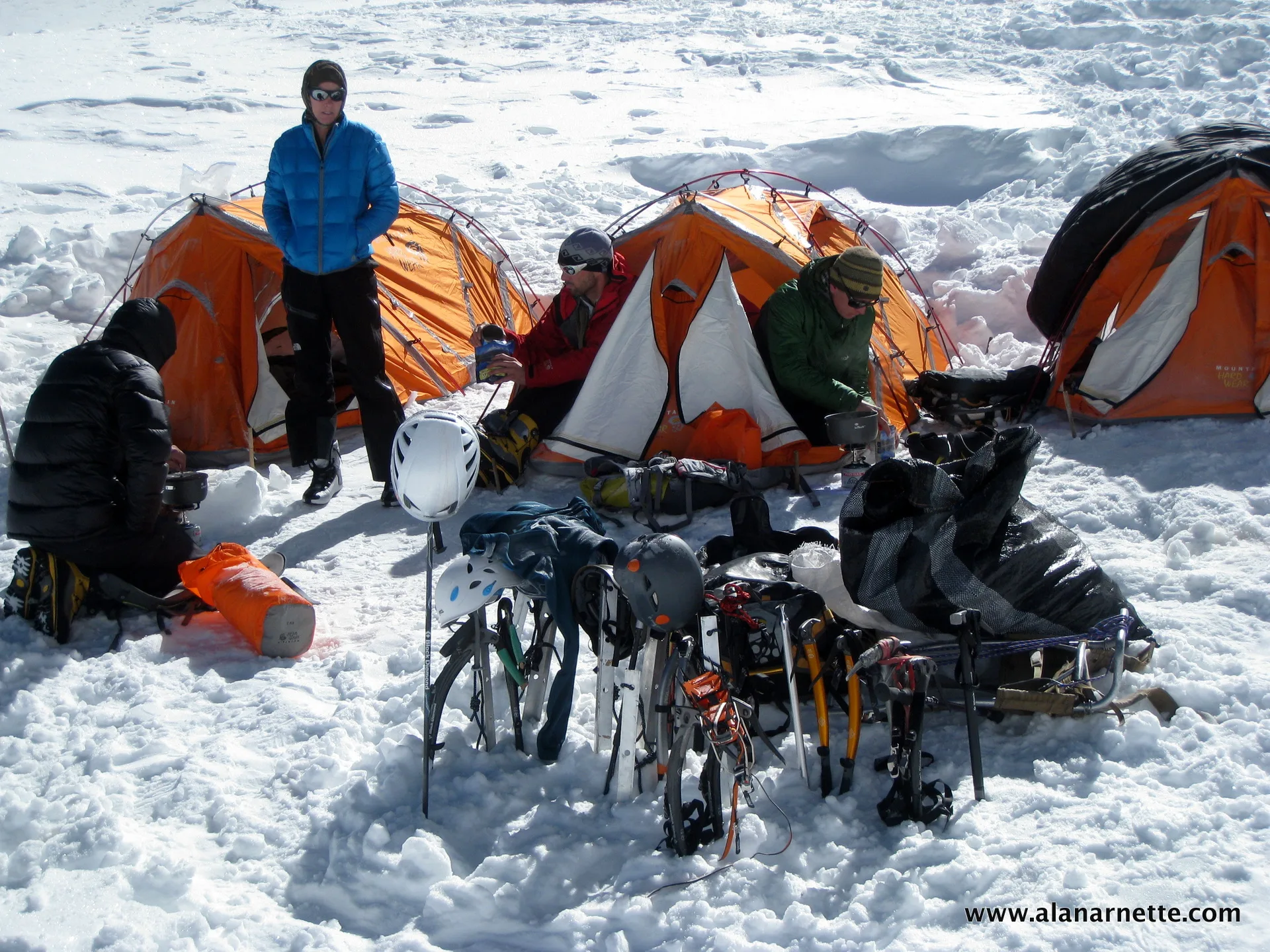 High Camp Alpamayo