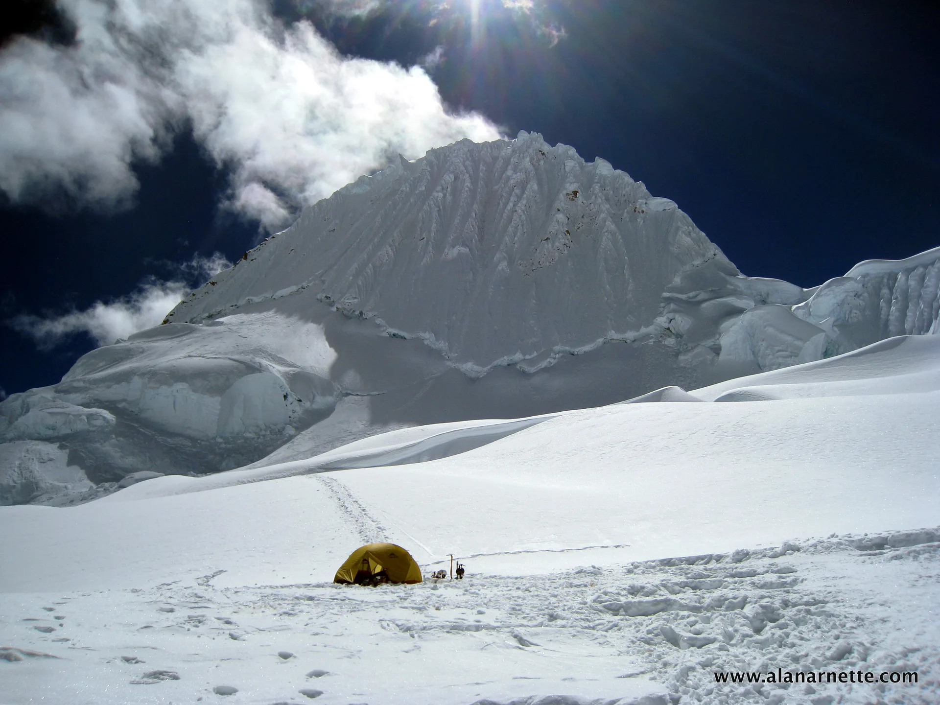 High Camp on Alpamayo