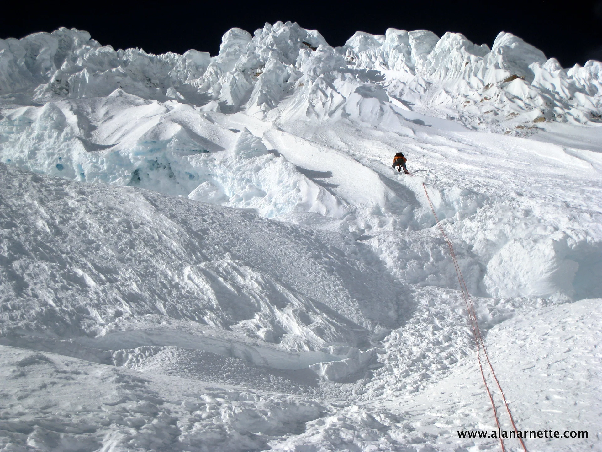 Climbing Alpamayo