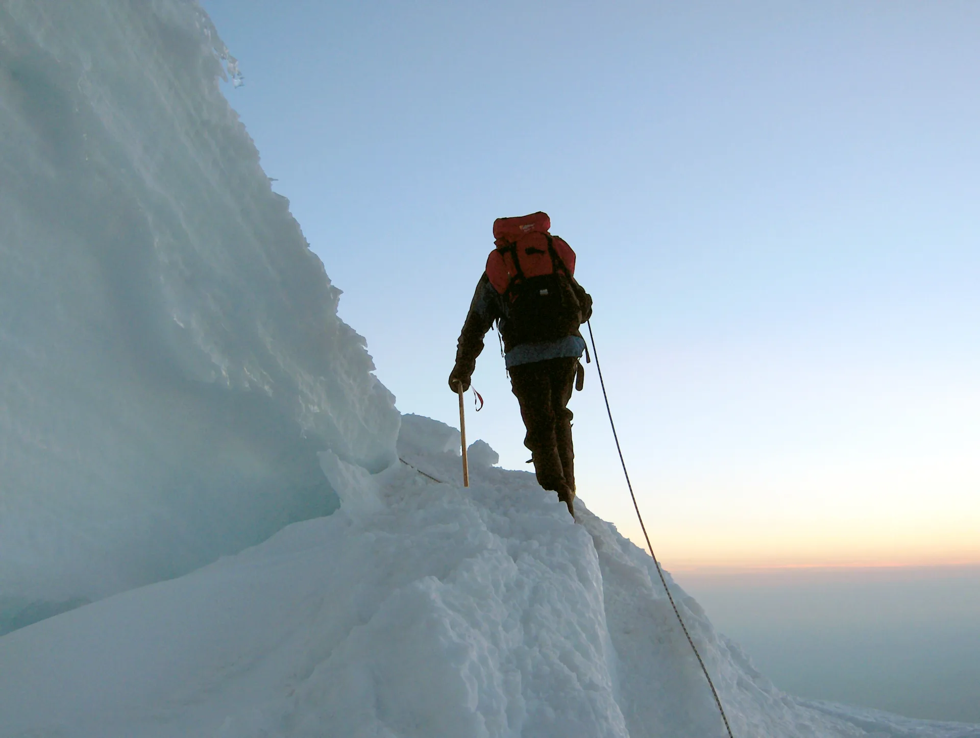 Climbing Rainier