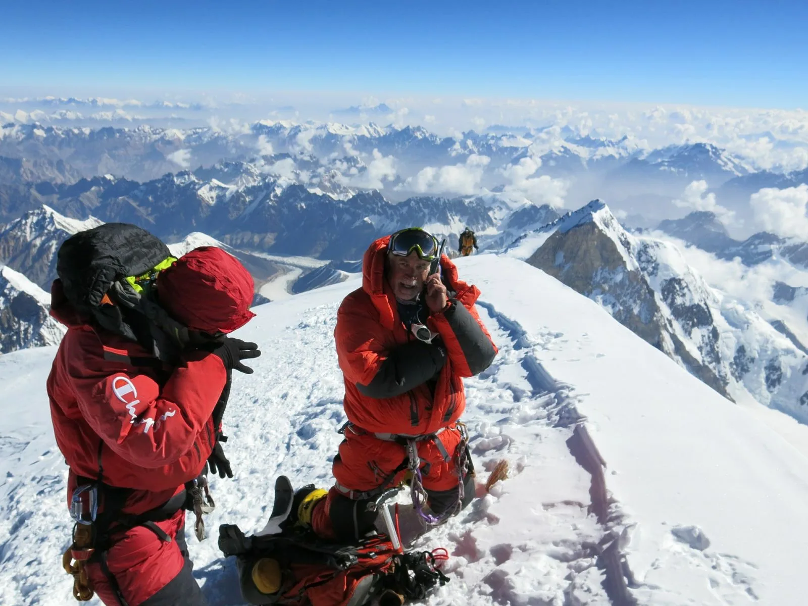 Alan Arnette on the summit of K2, July 27 2014